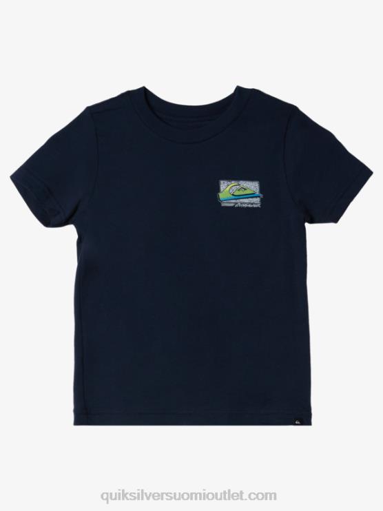 Quiksilver D6JJ2144 pojat laivasto bleiseri 2-7 retrohaalistuva t-paita
