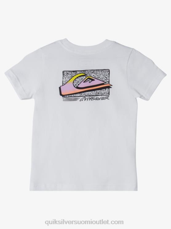 Quiksilver D6JJ2145 pojat valkoinen 2-7 retrohaalistuva t-paita