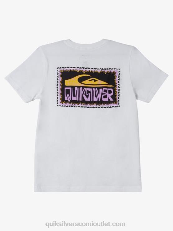 Quiksilver D6JJ2155 pojat valkoinen 8-16 vääntyvä t-paita