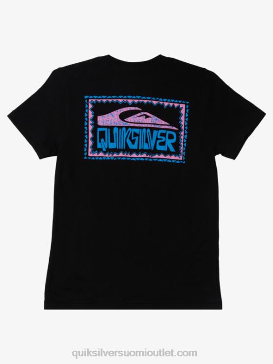 Quiksilver D6JJ2156 pojat musta 8-16 vääntyvä t-paita