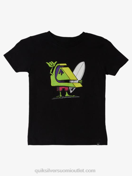 Quiksilver D6JJ2159 pojat musta 2-7 surffauskaverin t-paita
