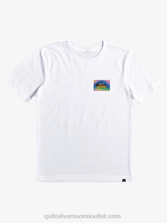 Quiksilver D6JJ2172 pojat valkoinen 8-16 värin flow t-paita