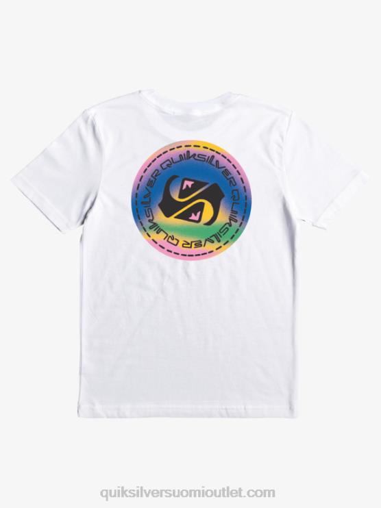 Quiksilver D6JJ2172 pojat valkoinen 8-16 värin flow t-paita