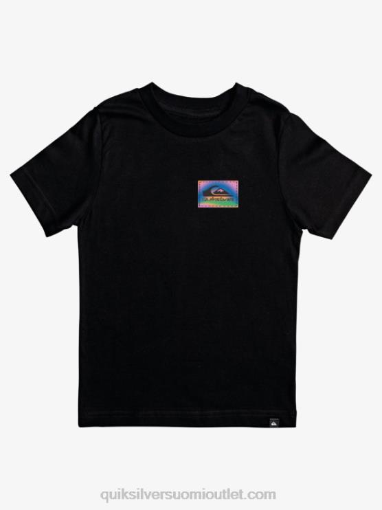 Quiksilver D6JJ2173 pojat musta 8-16 värin flow t-paita