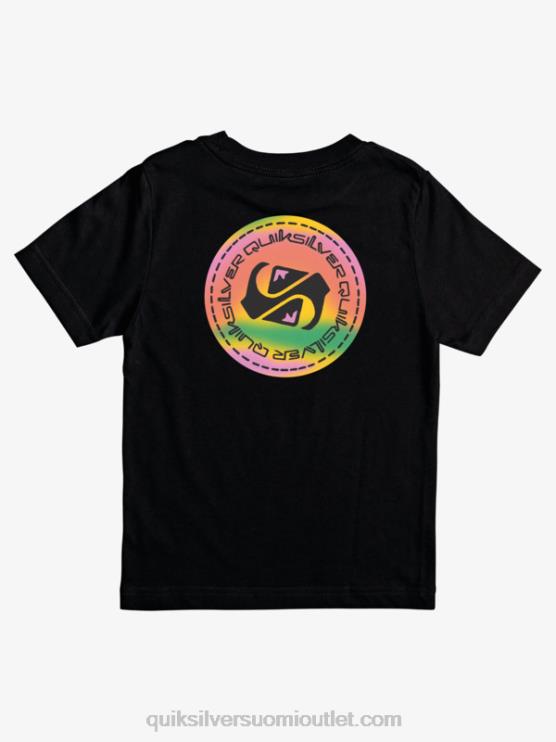 Quiksilver D6JJ2173 pojat musta 8-16 värin flow t-paita