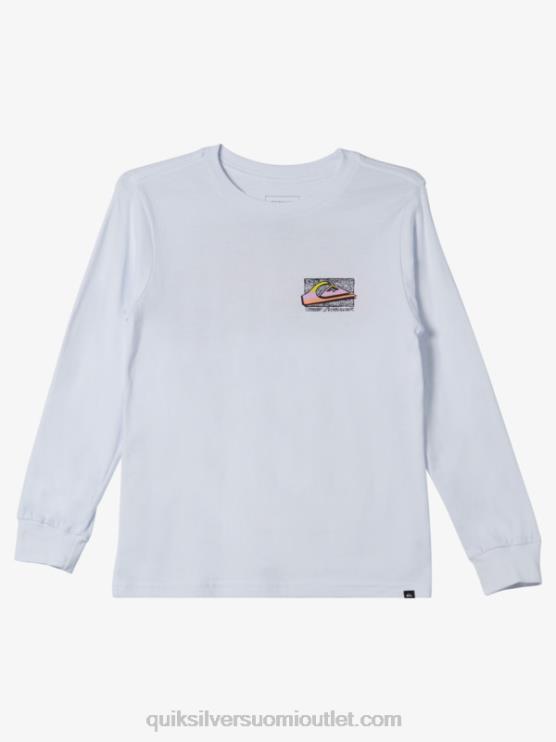 Quiksilver D6JJ2192 pojat valkoinen 8-16 retro fade t-paita