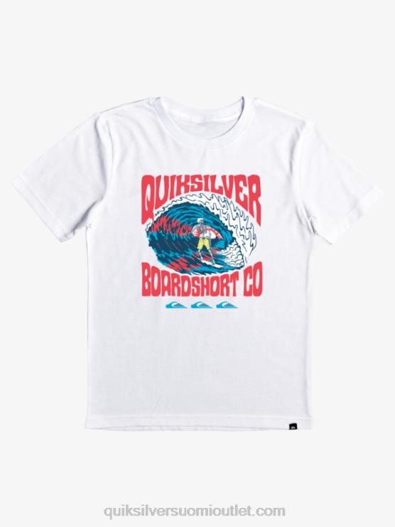 Quiksilver D6JJ2209 pojat valkoinen 8-16 korkeampi elinikäinen t-paita
