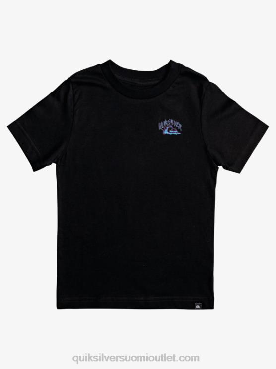 Quiksilver D6JJ2230 pojat musta 8-16 waves Guard t-paita
