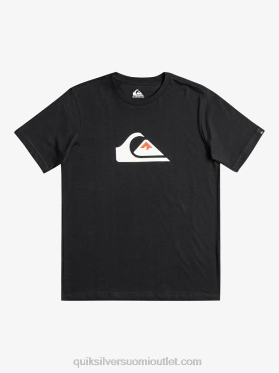 Quiksilver D6JJ2317 pojat musta comp-logo - t-paita