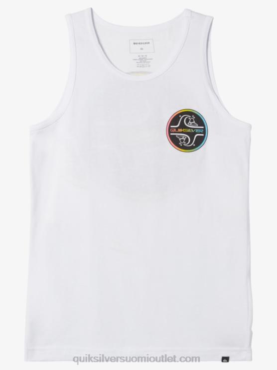 Quiksilver D6JJ2227 pojat valkoinen 8-16 ydintä kuplasäiliön t-paita