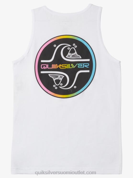 Quiksilver D6JJ2227 pojat valkoinen 8-16 ydintä kuplasäiliön t-paita