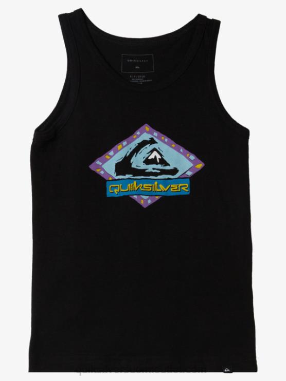 Quiksilver D6JJ2263 pojat musta 2-7 funky runko tankki-t-paita