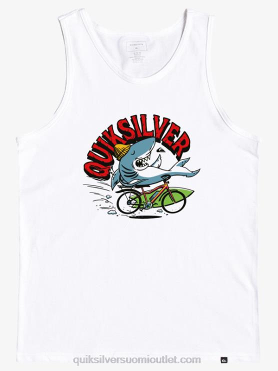 Quiksilver D6JJ2266 pojat valkoinen 2-7 at risk tankki-t-paita